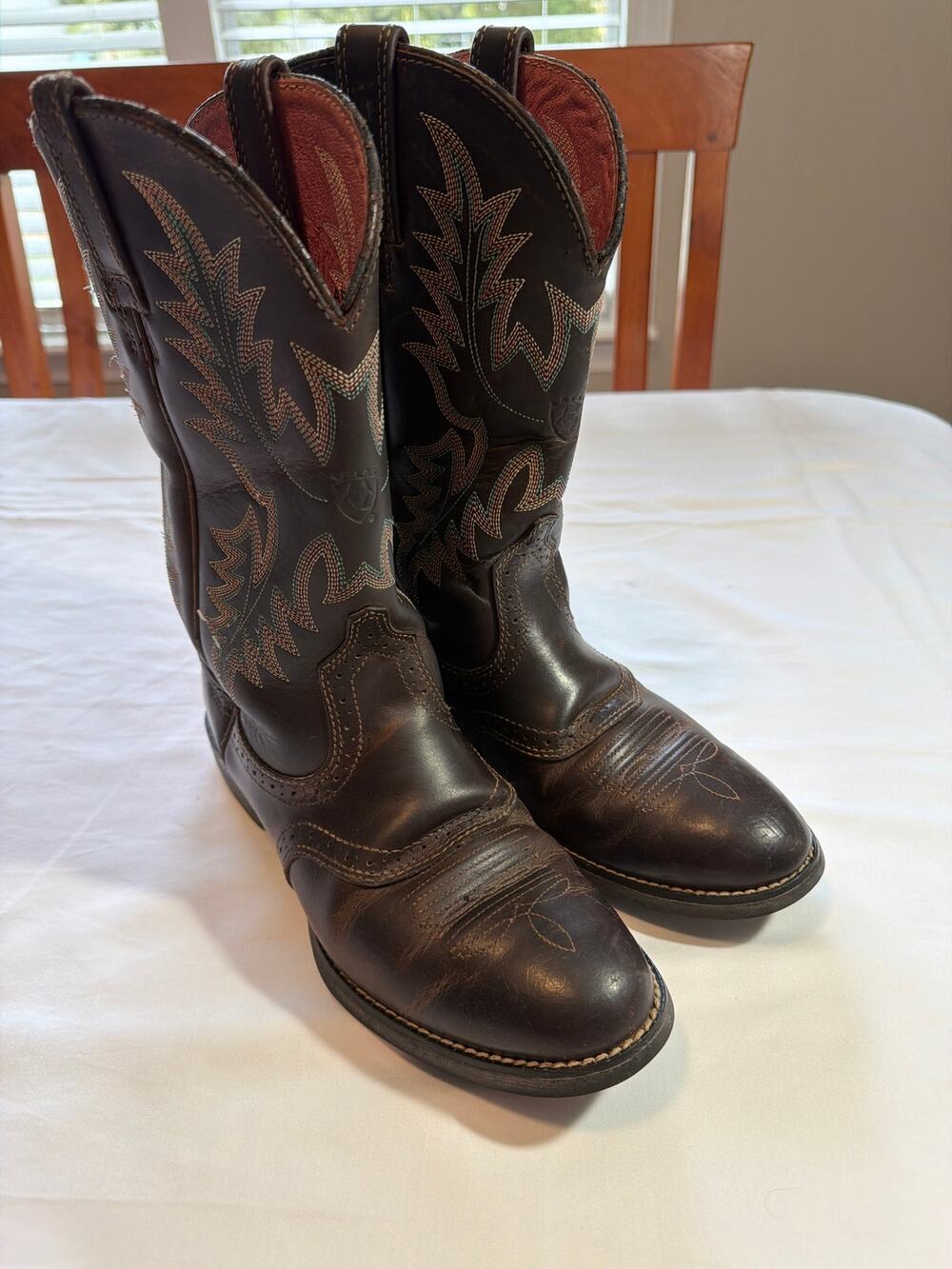 Ariat Women’s Heritage Stockman Western Boot in Driftwood Brown, 8B